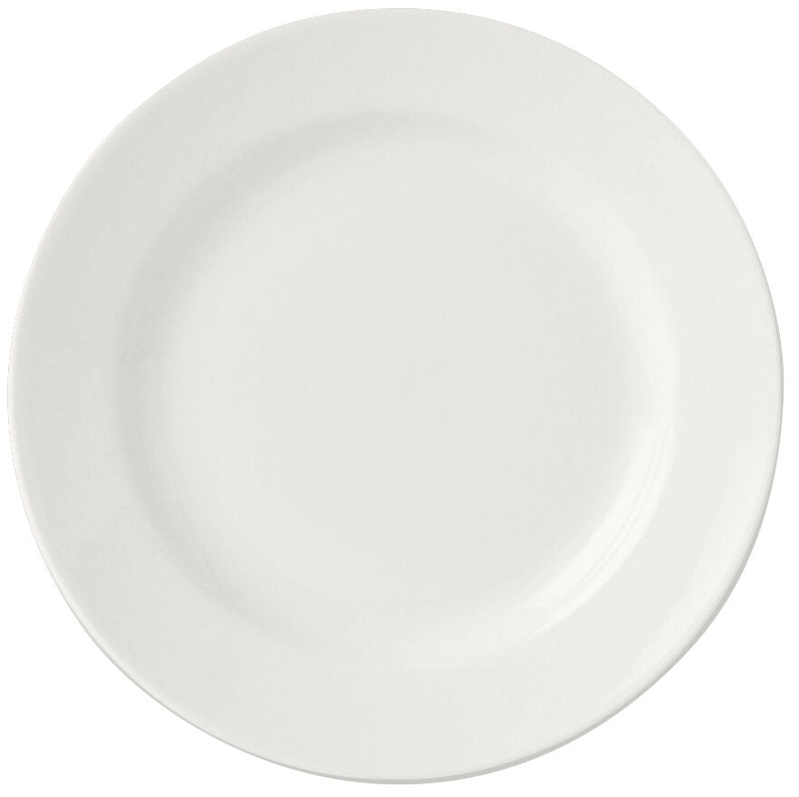 Utopia | Tableware | Simplicity White Harmony Plate 30cm (11 3/4") | Bespoke77