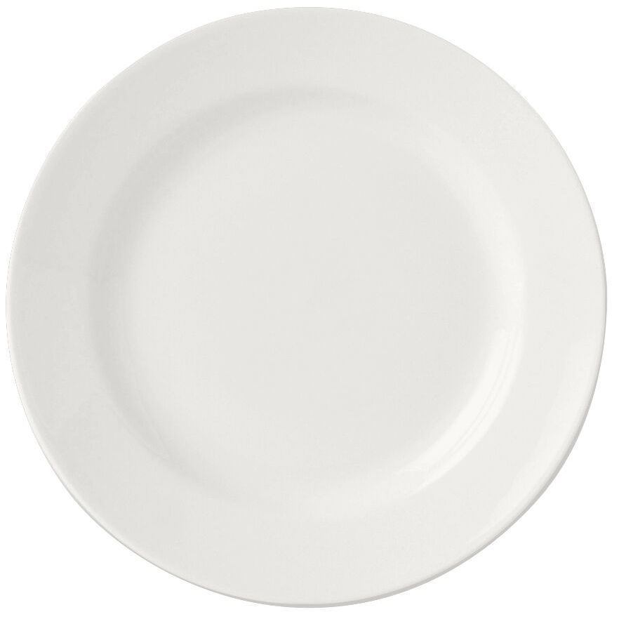 Utopia | Tableware | Simplicity White Harmony Plate 27cm (10 5/8") | Bespoke77