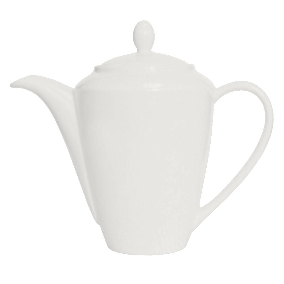 Utopia | Tableware | Simplicity White Harmony Coffeepot 85.25cl (30oz) | Bespoke77