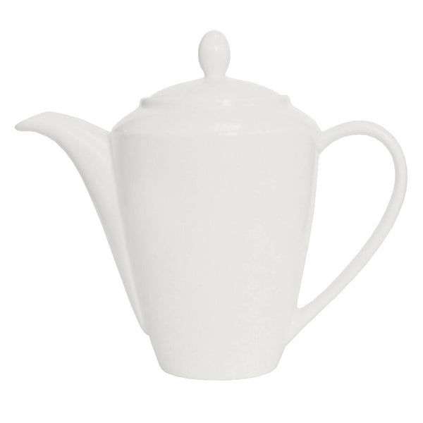 Utopia | Tableware | Simplicity White Harmony Coffeepot 85.25cl (30oz) | Bespoke77