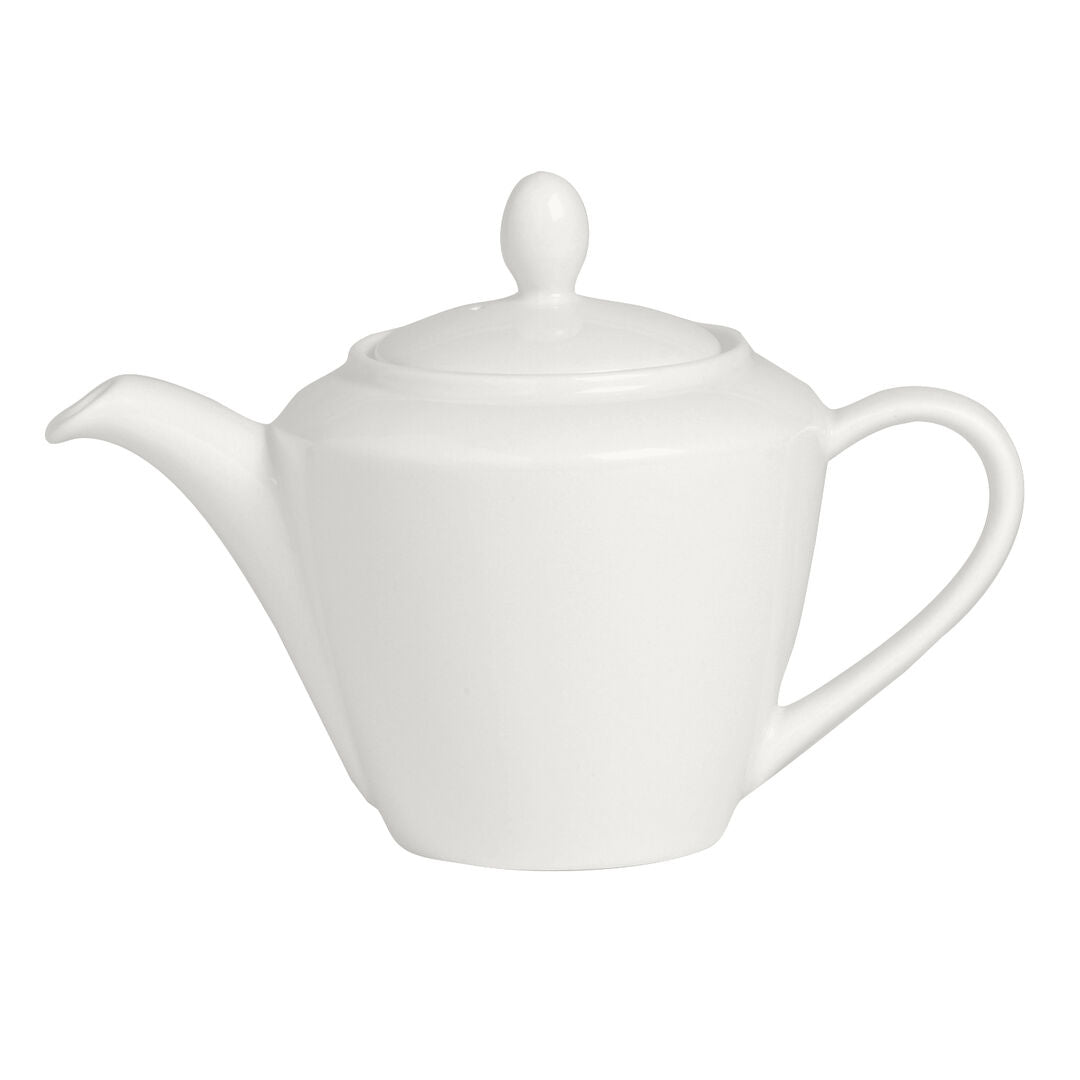 Utopia | Tableware | Simplicity White Harmony Teapot 85.25cl (30oz) L1 | Bespoke77