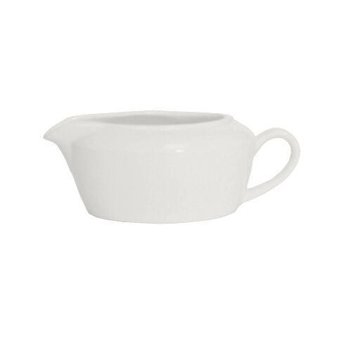 Utopia | Tableware | Simplicity White Harmony Sauce Boat 37cl (13oz) | Bespoke77