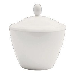 Utopia | Tableware | Simplicity White Harmony Sugar Lid For 0836 | Bespoke77