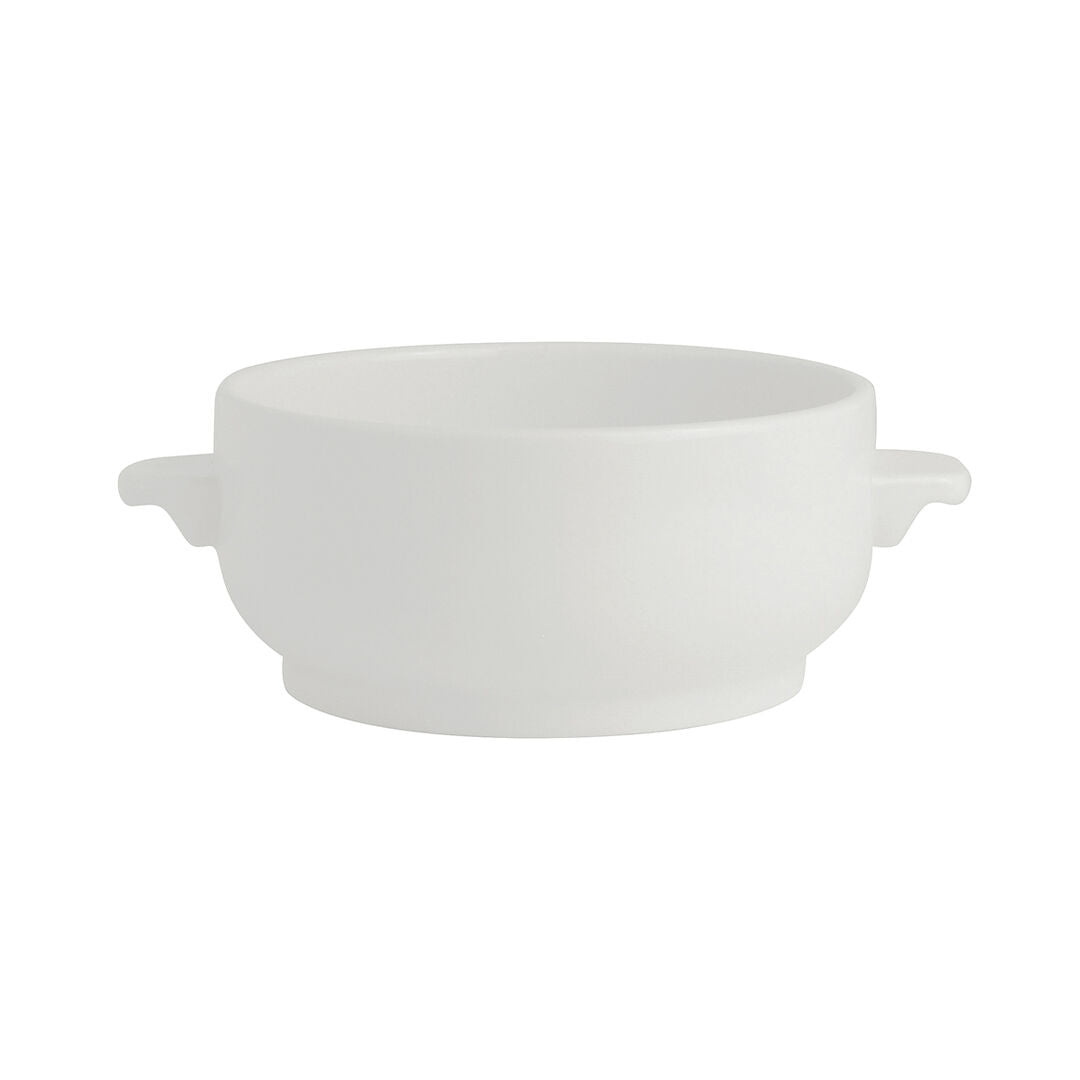 Utopia | Tableware | Simplicity White Casserole Bowl Base 42.5cl (15oz) | Bespoke77