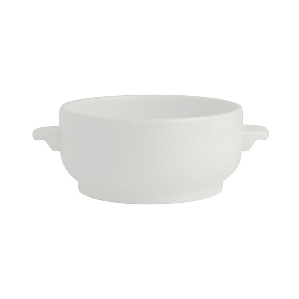 Utopia | Tableware | Simplicity White Casserole Bowl Base 42.5cl (15oz) | Bespoke77
