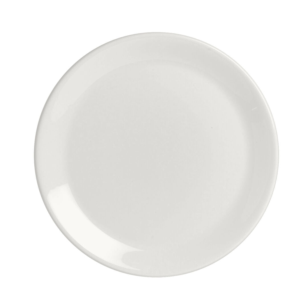 Utopia | Tableware | Taste White Coupe Plate 23cm (9") | Bespoke77