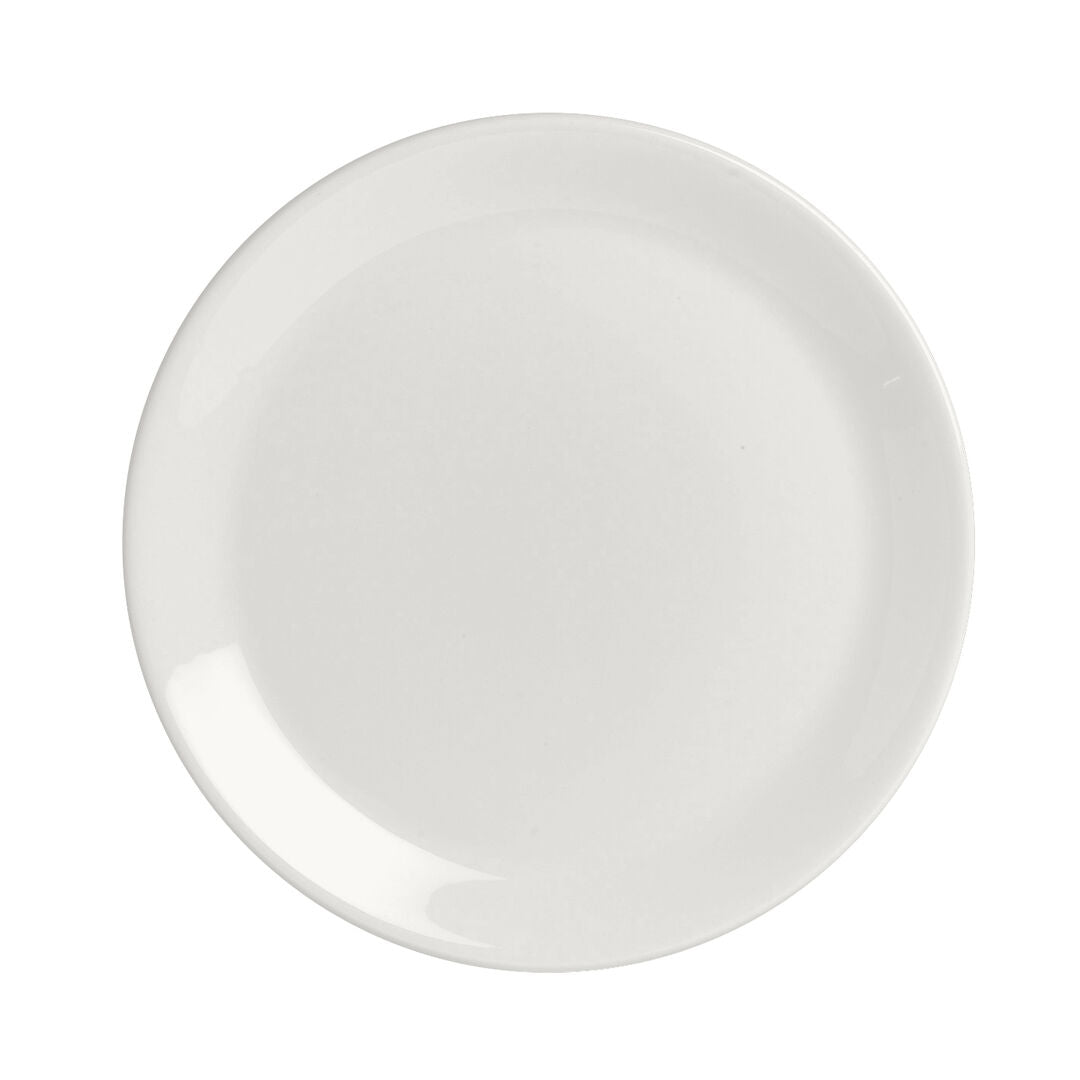 Utopia | Tableware | Taste White Coupe Plate 25.25cm (10") | Bespoke77