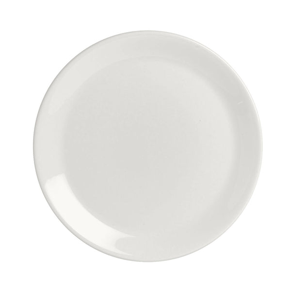 Utopia | Tableware | Taste White Coupe Plate 25.25cm (10") | Bespoke77
