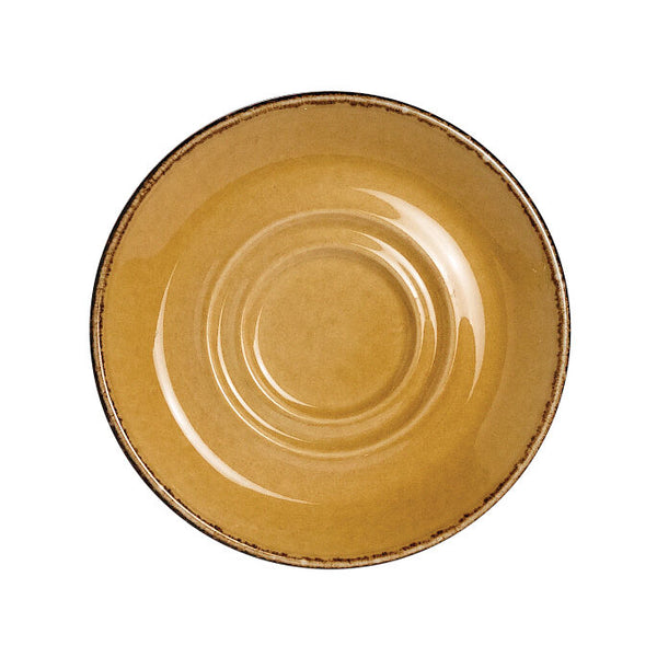 Utopia | Tableware | Terramesa Mustard D/W Saucer 14.5cm (5 3/4") | Bespoke77