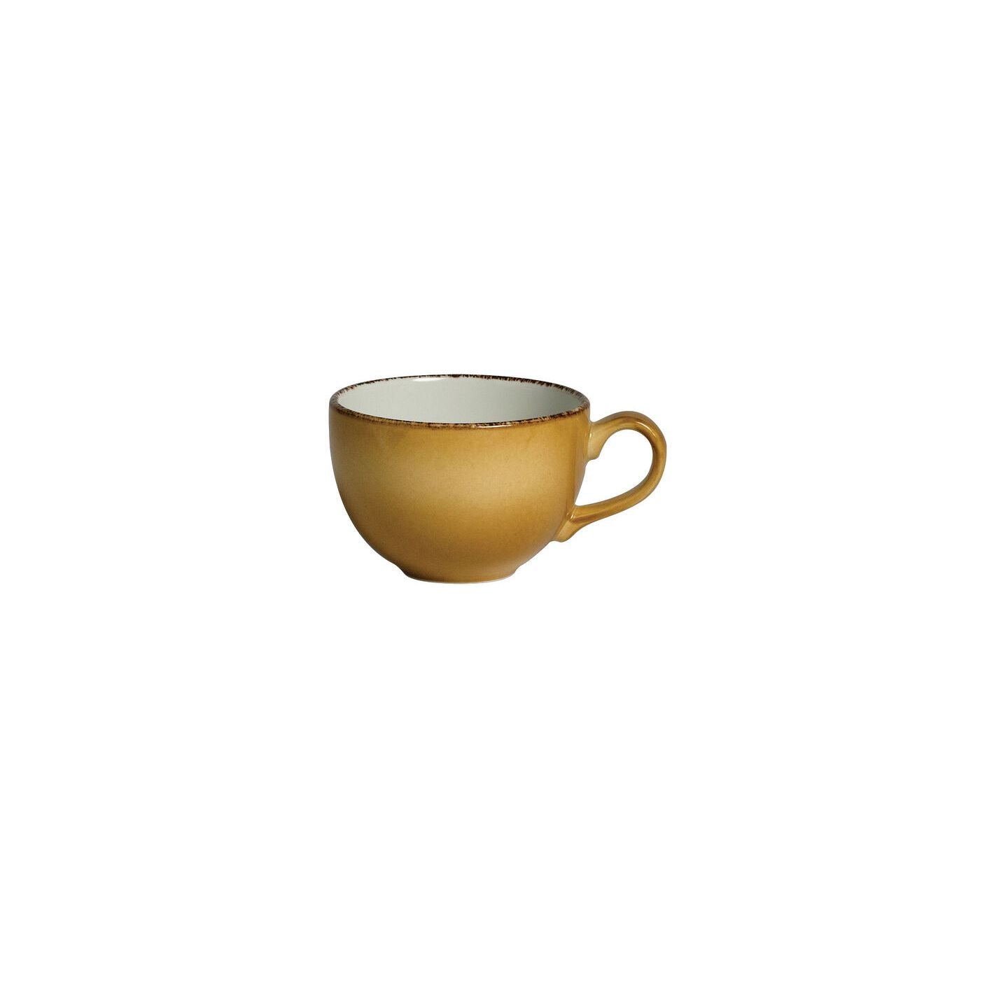 Utopia | Tableware | Terramesa Mustard Low Cup 22.75cl (8oz) | Bespoke77