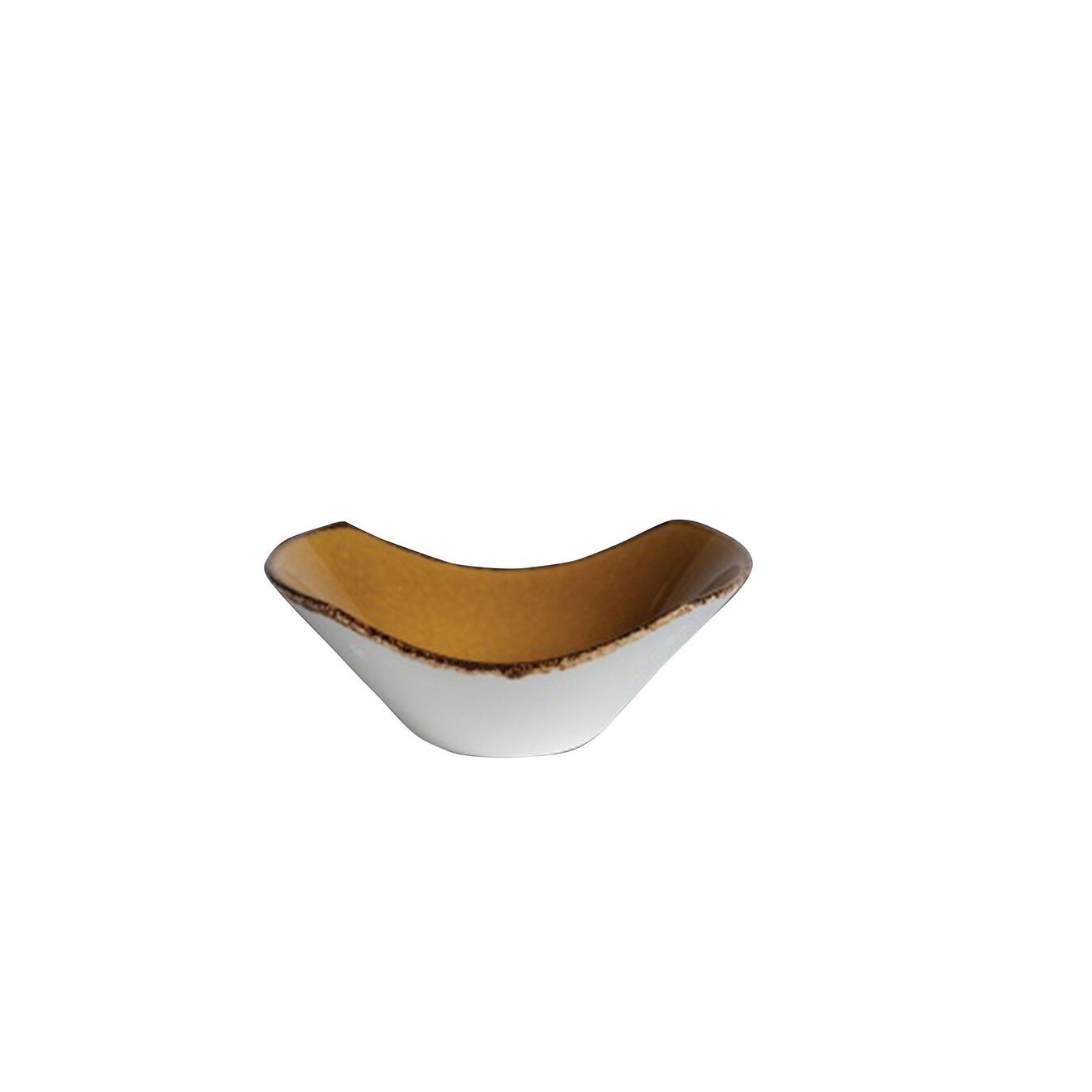 Utopia | Tableware | Terramesa Mustard Scoop Bowl 16.5cm 26.75cl (6 1/2" 9 2/5oz) | Bespoke77