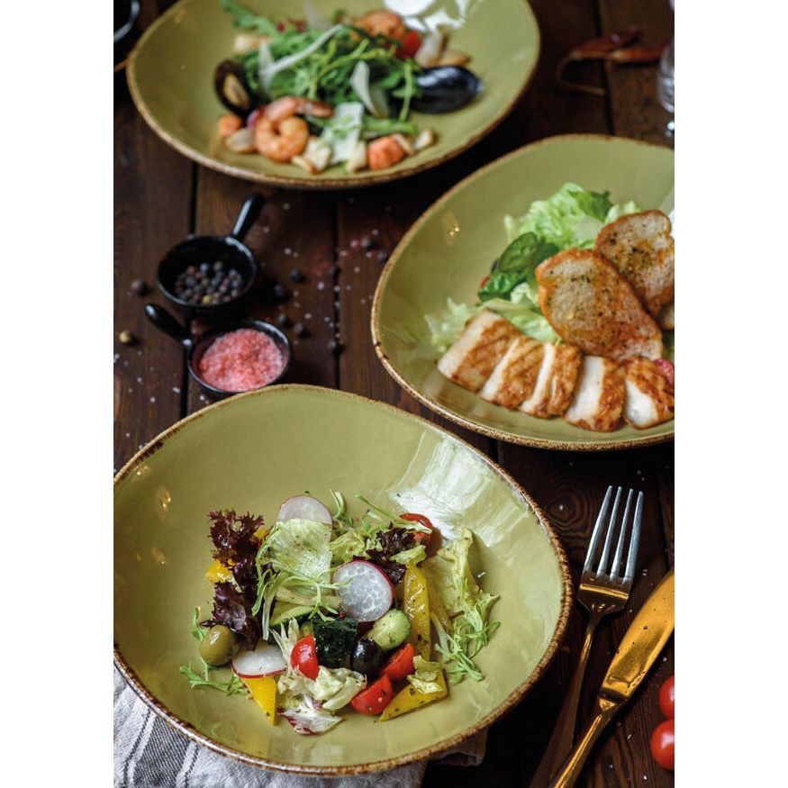 Utopia | Tableware | Terramesa Olive Spice Plate 25.5cm (10") | Bespoke77