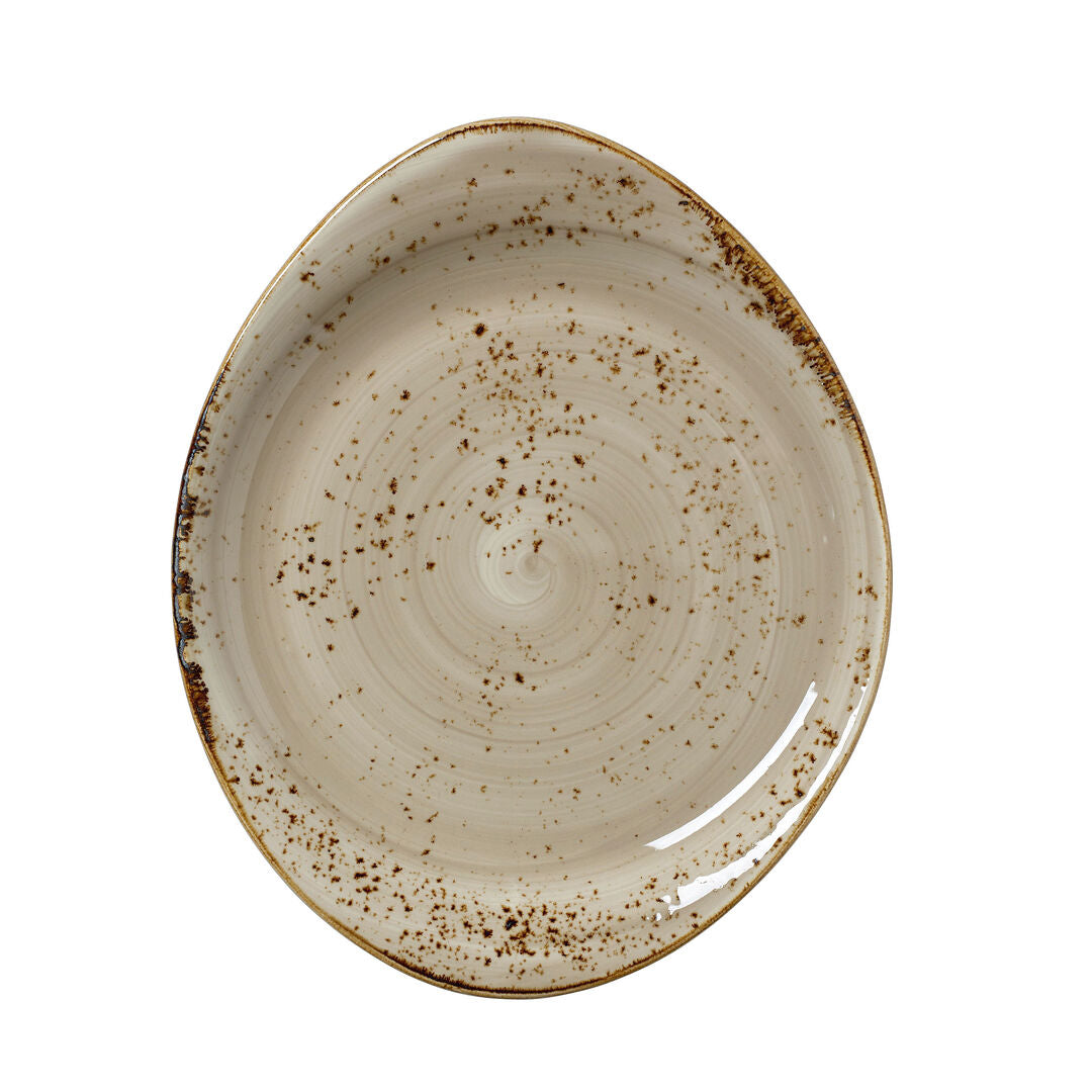 Utopia | Tableware | Craft Porcini Freestyle Plate 25.5cm (10") | Bespoke77