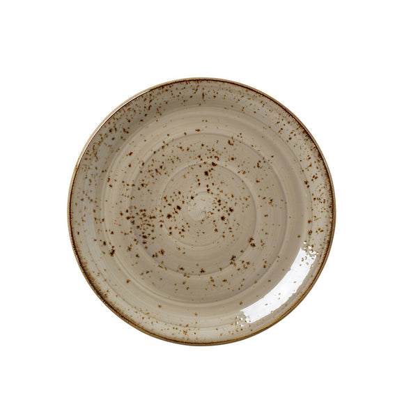 Utopia | Tableware | Craft Porcini Coupe Plate 20.25cm (8") | Bespoke77