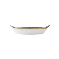 Utopia | Tableware | Craft Blue Round Eared Dish 18.5cm (7 1/4") | Bespoke77