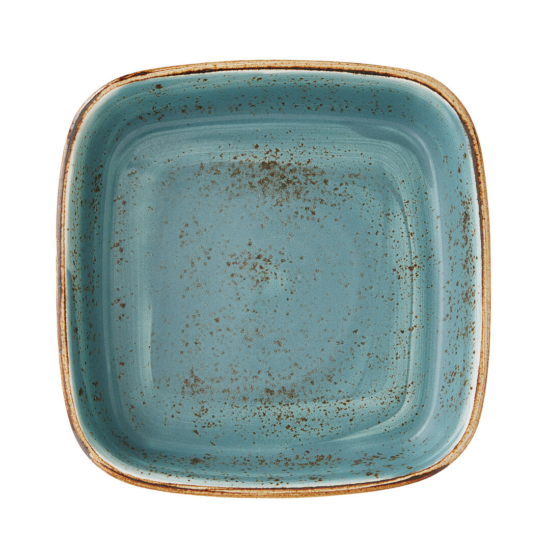 Utopia | Tableware | Craft Blue Square Roaster 25.5cm (10") | Bespoke77