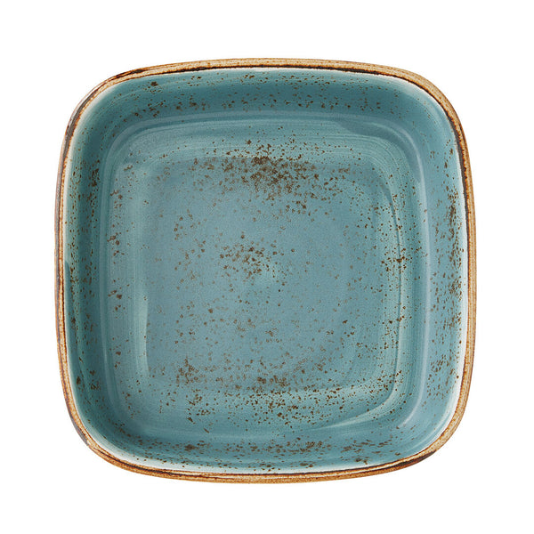 Utopia | Tableware | Craft Blue Square Roaster 25.5cm (10") | Bespoke77