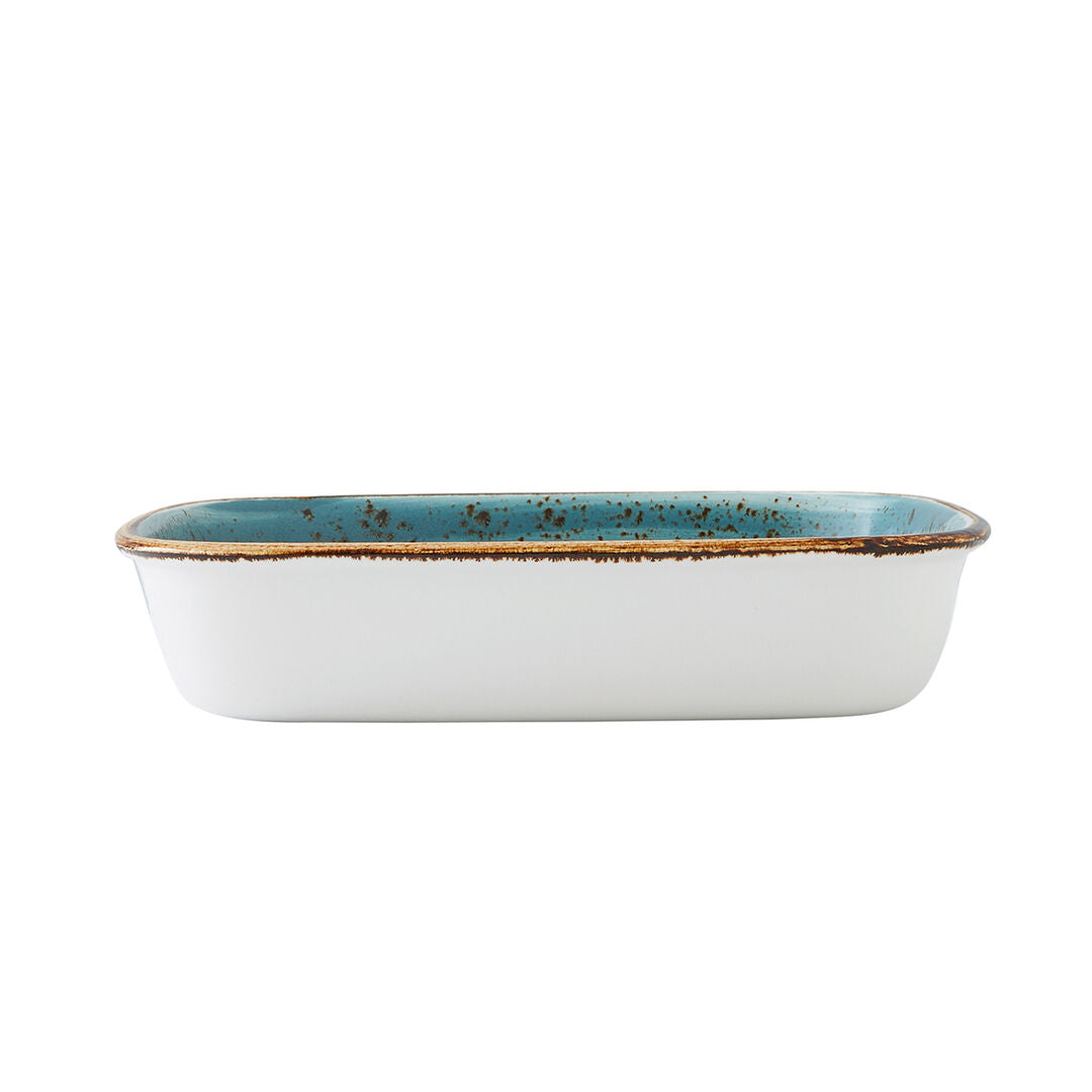 Utopia | Tableware | Craft Blue Square Roaster 25.5cm (10") | Bespoke77