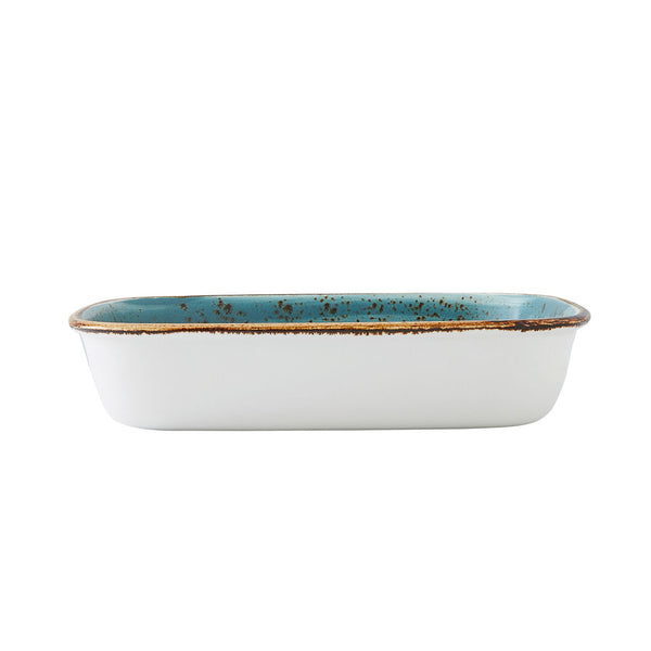 Utopia | Tableware | Craft Blue Square Roaster 25.5cm (10") | Bespoke77