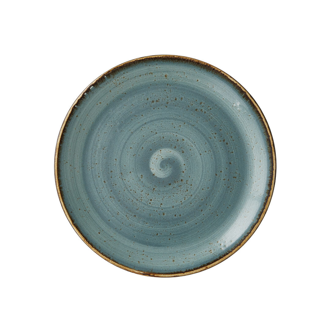 Utopia | Tableware | Craft Blue Coupe Plate 23cm (9") | Bespoke77