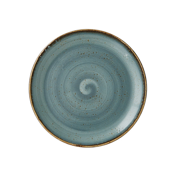 Utopia | Tableware | Craft Blue Coupe Plate 23cm (9") | Bespoke77