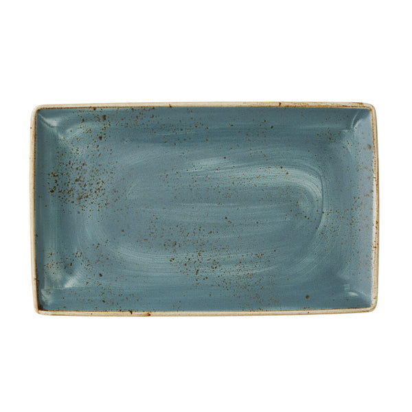 Utopia | Tableware | Craft Blue Rectangle One 27 x 16.75cm (10 5/8 x 6 5/8") | Bespoke77