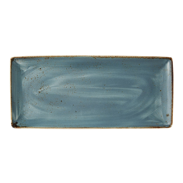 Utopia | Tableware | Craft Blue Rectangle Four 37 x 16.5cm (14 5/8 x 6 1/2") | Bespoke77