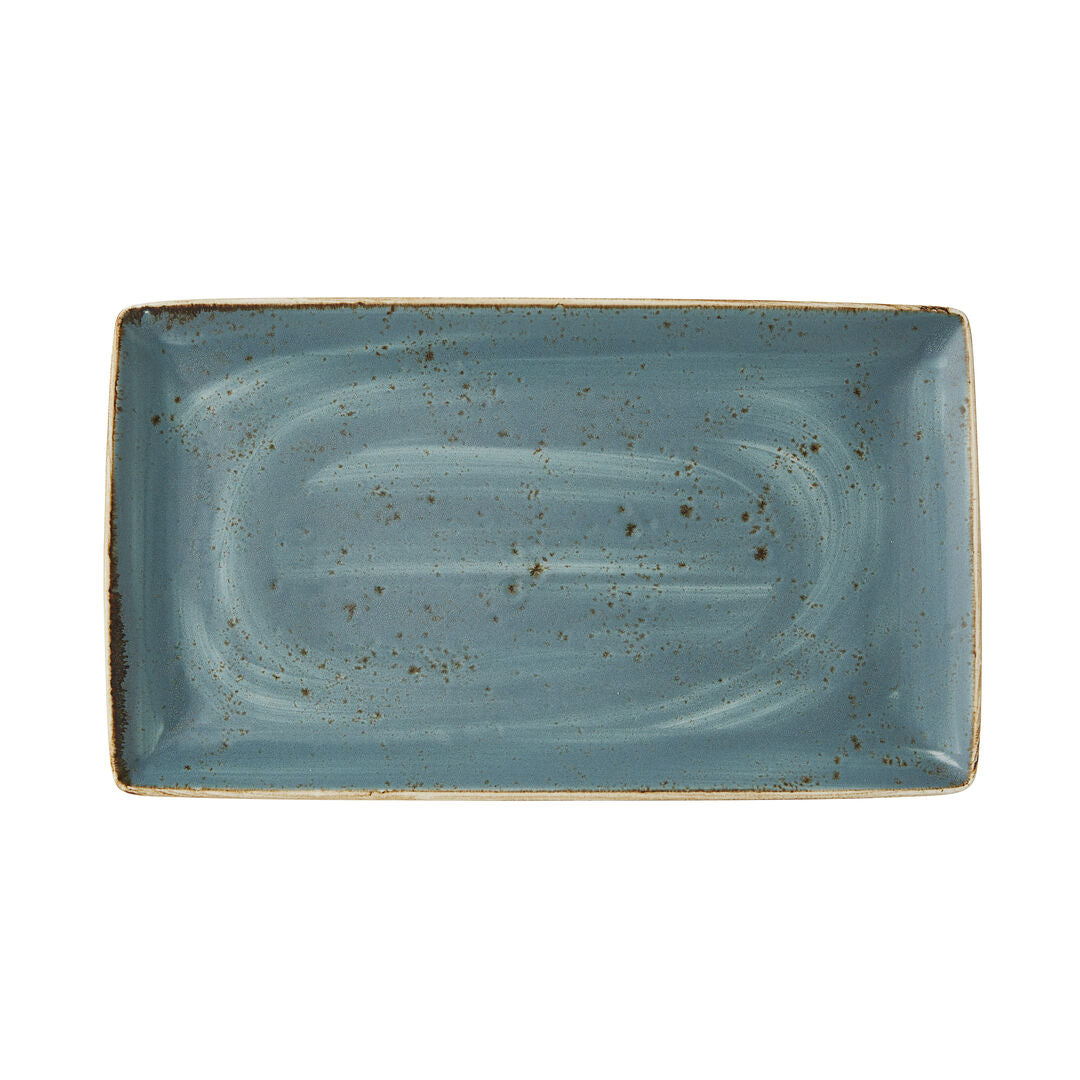 Utopia | Tableware | Craft Blue Rectangle Three 32 x 19cm (12 1/2 x 7 1/2") | Bespoke77