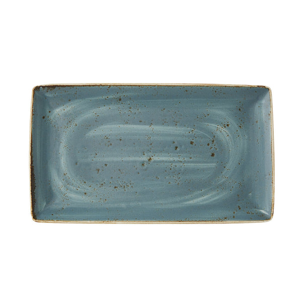 Utopia | Tableware | Craft Blue Rectangle Three 32 x 19cm (12 1/2 x 7 1/2") | Bespoke77