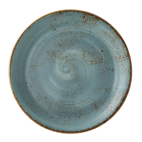 Utopia | Tableware | Craft Blue Coupe Plate 30cm (11 3/4") | Bespoke77