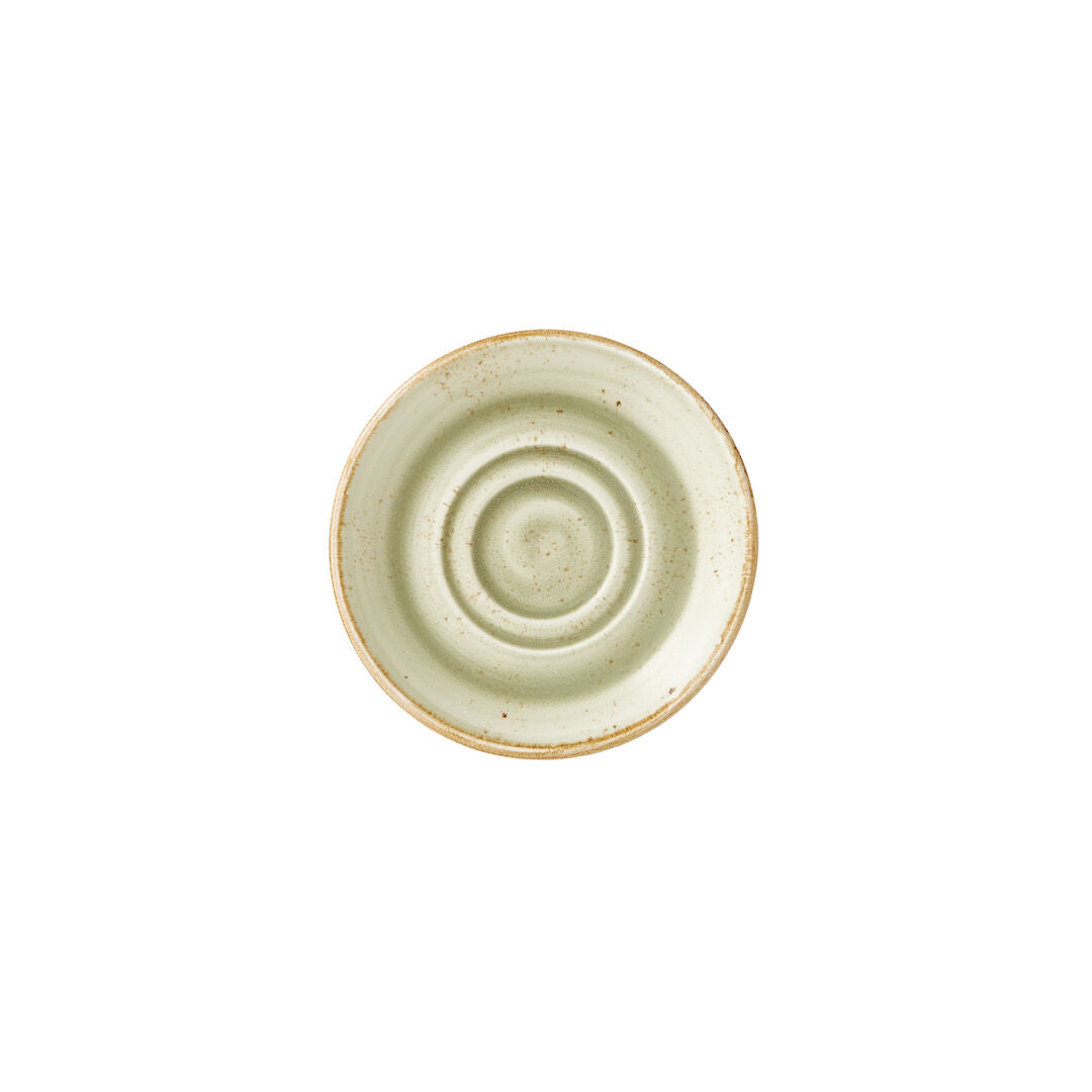 Utopia | Tableware | Craft Green D/W Saucer 14.5cm (5 3/4") | Bespoke77