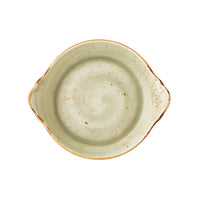 Utopia | Tableware | Craft Green Round Eared Dish 21.5cm (8 1/2") | Bespoke77