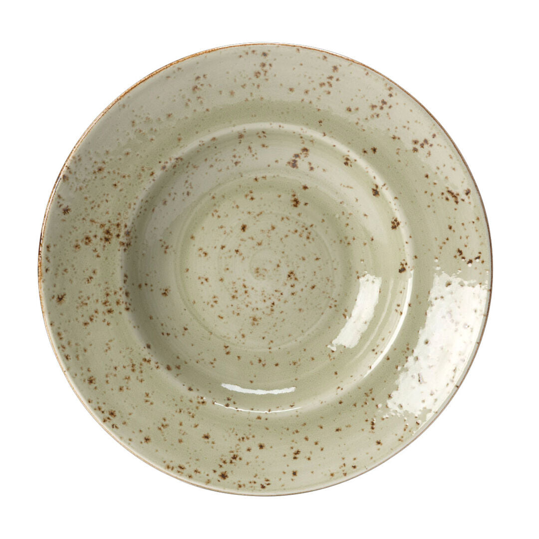 Utopia | Tableware | Craft Green Nouveau Bowl 27cm 118cl (10 5/8" 41 1/2oz) | Bespoke77