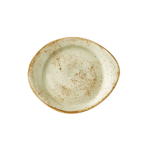 Utopia | Tableware | Craft Green Freestyle Plate 25.5cm (10") | Bespoke77