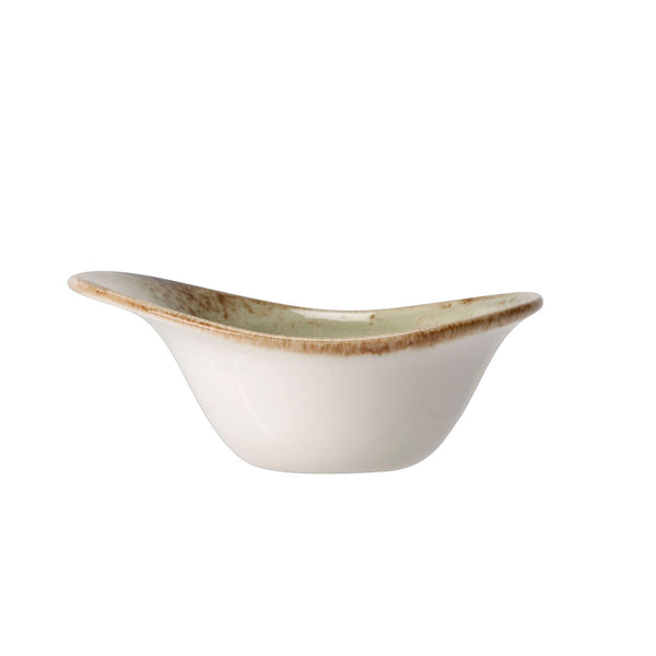 Utopia | Tableware | Craft Green Freestyle Bowl 13cm 11.92cl (5" 4 1/5oz) | Bespoke77