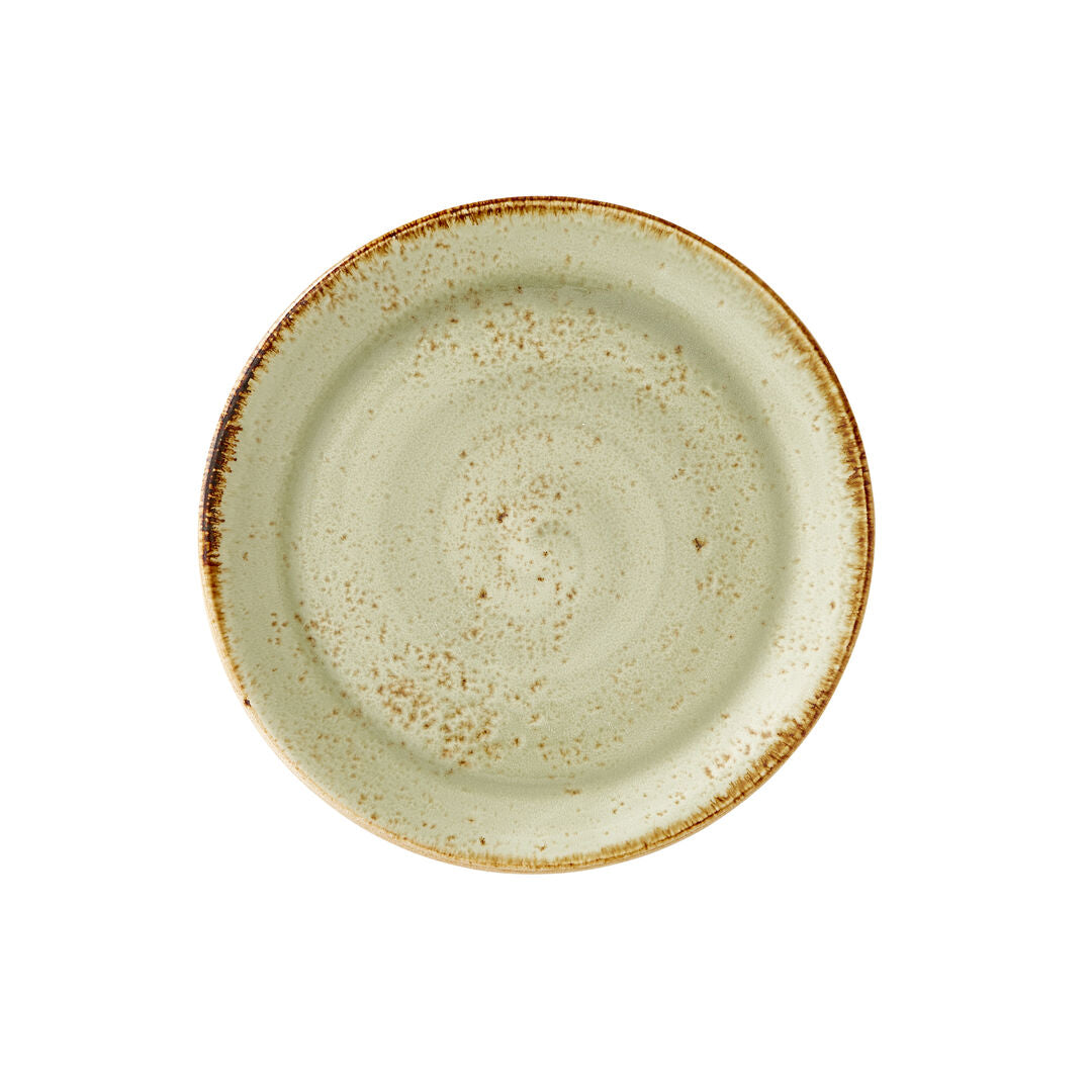 Utopia | Tableware | Craft Green Coupe Plate 23cm (9") | Bespoke77