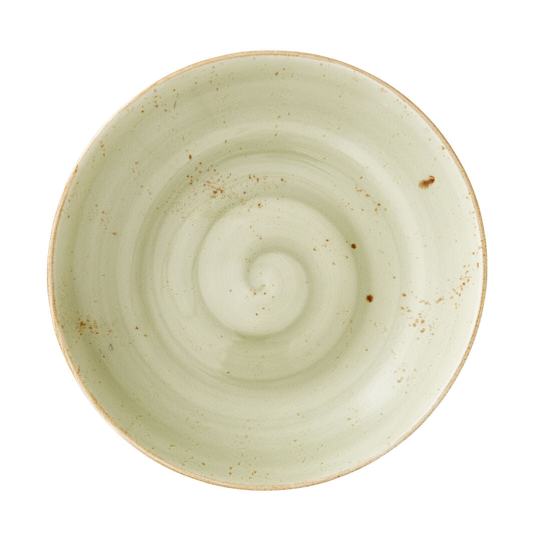 Utopia | Tableware | Craft Green Coupe Bowl 29cm 183.25cl (11 1/2" 64 1/2oz) | Bespoke77