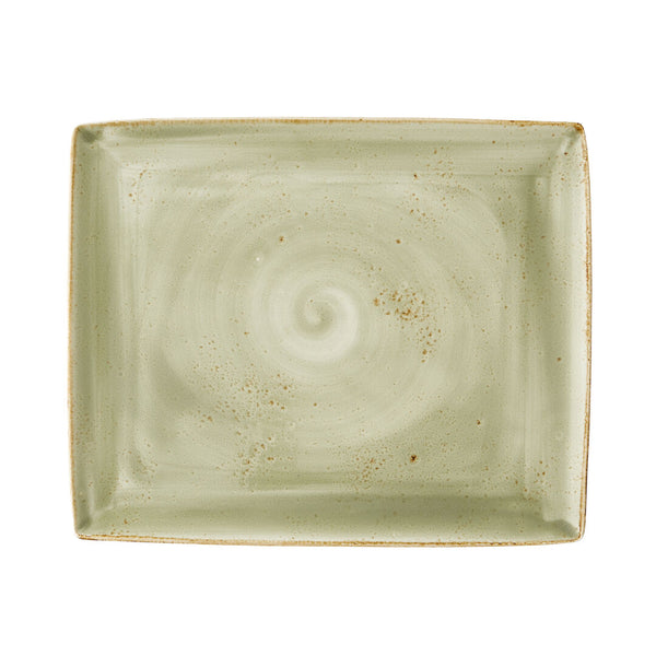 Utopia | Tableware | Craft Green Rectangle Two 33 x 27cm (13 x 10 5/8") | Bespoke77