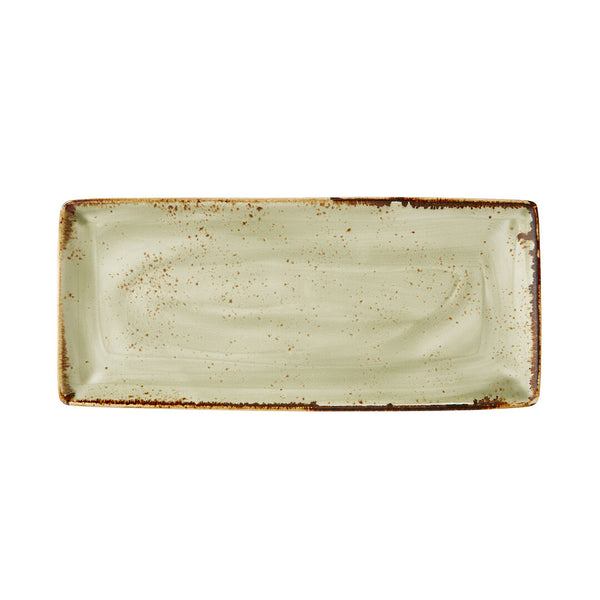 Utopia | Tableware | Craft Green Rectangle Four 37 x 16.5cm (14 5/8 x 6 1/2") | Bespoke77