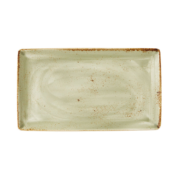 Utopia | Tableware | Craft Green Rectangle Three 32 x 19cm (12 1/2 x 7 1/2") | Bespoke77