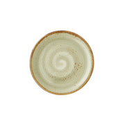 Utopia | Tableware | Craft Green Coupe Plate 20.25cm (8") | Bespoke77