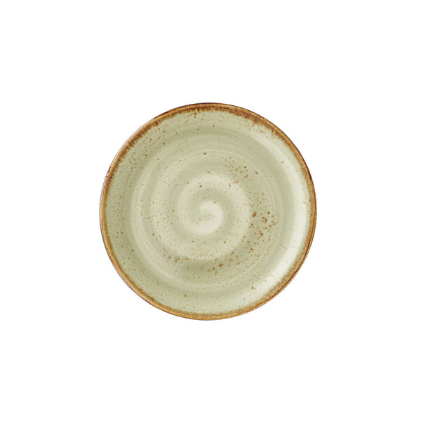 Utopia | Tableware | Craft Green Coupe Plate 20.25cm (8") | Bespoke77