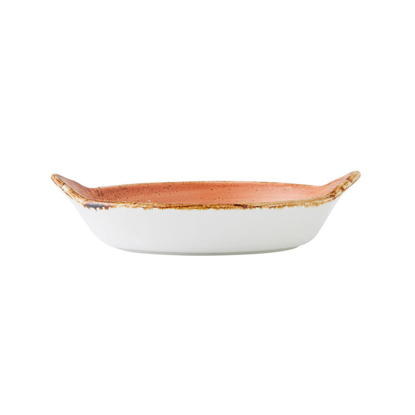 Utopia | Tableware | Craft Terracotta Round Eared Scallop Dish 14.5cm (5 3/4") | Bespoke77