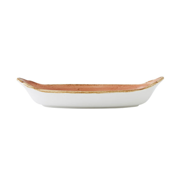 Utopia | Tableware | Craft Terracotta Oval No2 Eared Dish 24.5 x 13.5cm (7 7/8 x 4 3/8") | Bespoke77