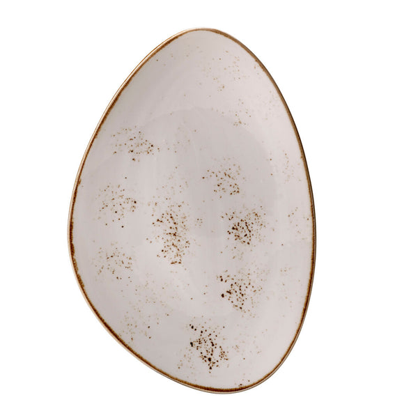 Utopia | Tableware | Craft White Freestyle Plate 37cm (14 5/8") | Bespoke77