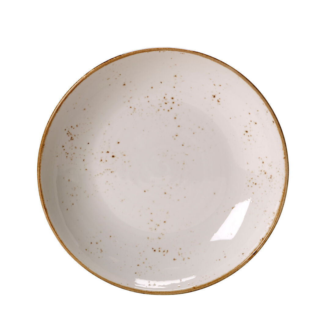Utopia | Tableware | Craft White Coupe Bowl 21.6cm 83.5cl (8 1/2" 29 2/5oz) | Bespoke77