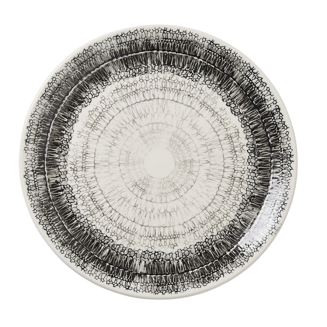 Utopia | Tableware | Petra Graphite Coupe Plate 28cm (11") | Bespoke77