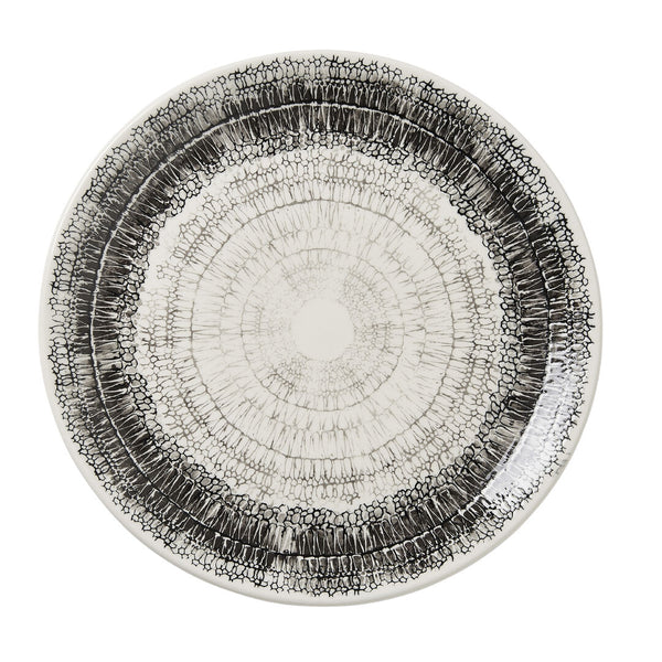 Utopia | Tableware | Petra Graphite Coupe Plate 28cm (11") | Bespoke77