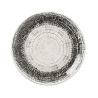 Utopia | Tableware | Petra Graphite Coupe Plate 25.25cm (10") | Bespoke77