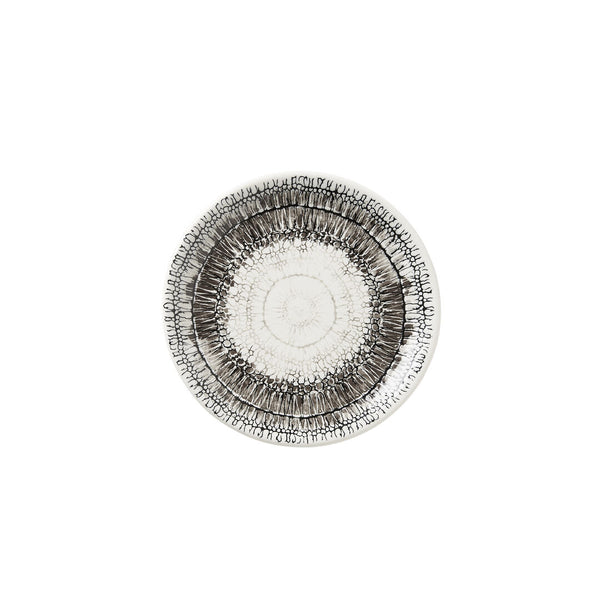 Utopia | Tableware | Petra Graphite Coupe Plate 15.25cm (6") | Bespoke77